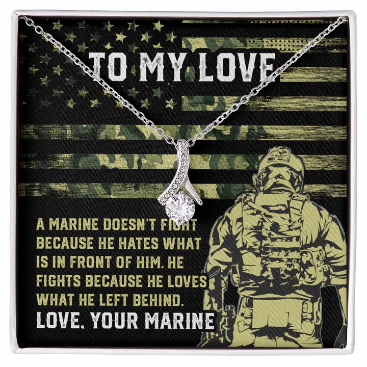 Military tribute necklace card, 